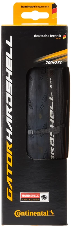 Continental Unisex TYC00639 Gator Hardshell Dura Skin Folding Tyre, Black, Size 700 x 28C