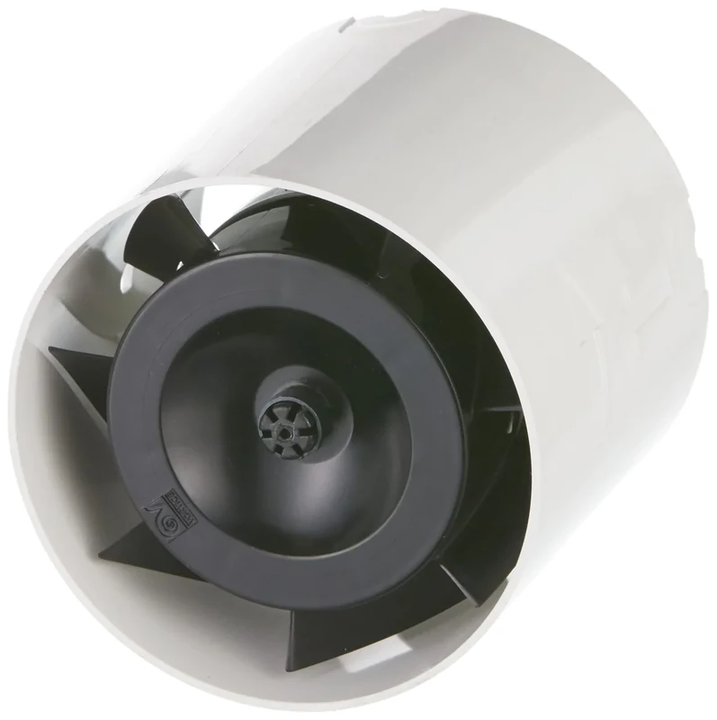 Vortice 11110 Ghost Point Helical Aspirator Ducts, 38 Decibel, Plastic, White