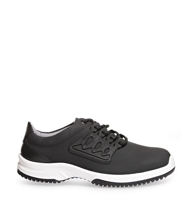 Abeba 1761-44 "Uni6" Safety-Low Shoe, Size 9.5, Black - EN safety certified