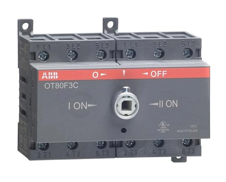 Abb -interlacec ot63f3c - Switch switch ot63f3 contacts mounting on din profile