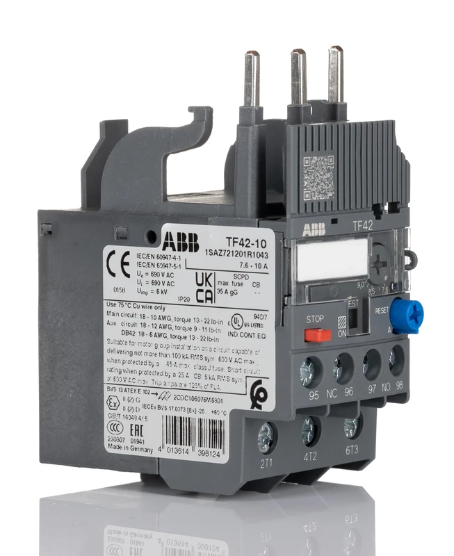 ABB TF42-10 Thermal Overload Relay Unit 10 amp (ABB1SAZ721201R1043)