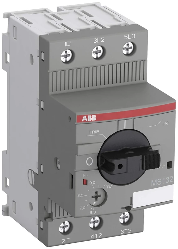 ABB MS132-1.0 Manual Motor Starter, 45mm width, 3 Pole, 690 V, 50-60Hz (ABB1SAM350000R1005)