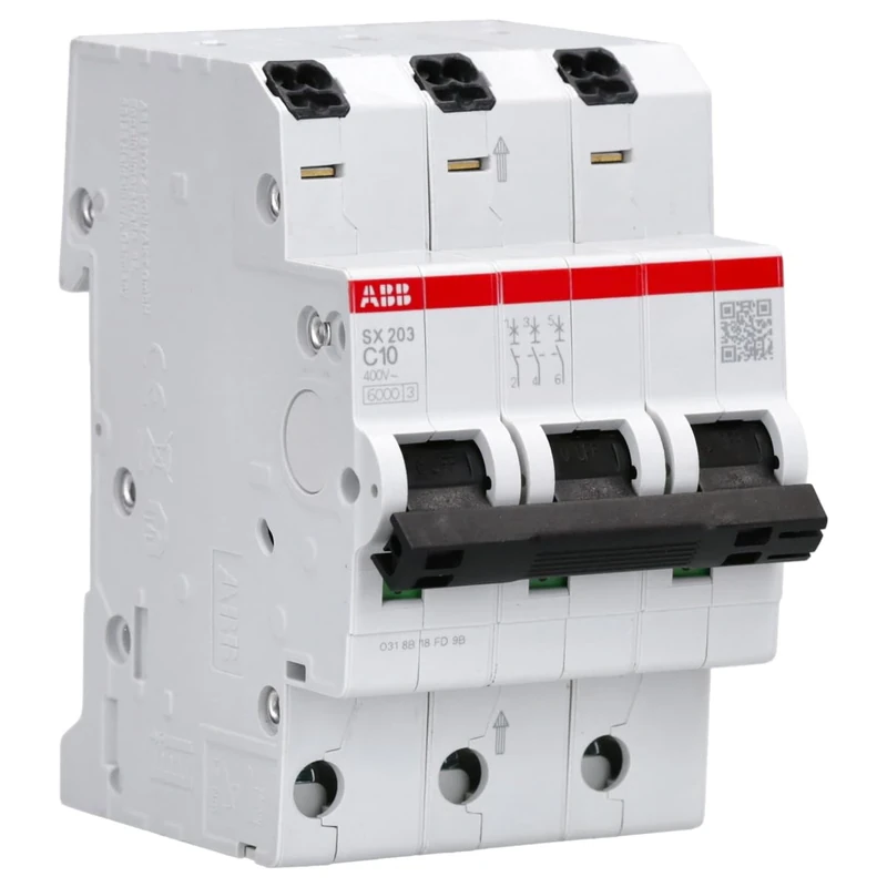 ABB MS132-2.5 Manual Motor Starter, 45mm width, 3 Pole, 690 V, 50-60Hz (ABB1SAM350000R1007)