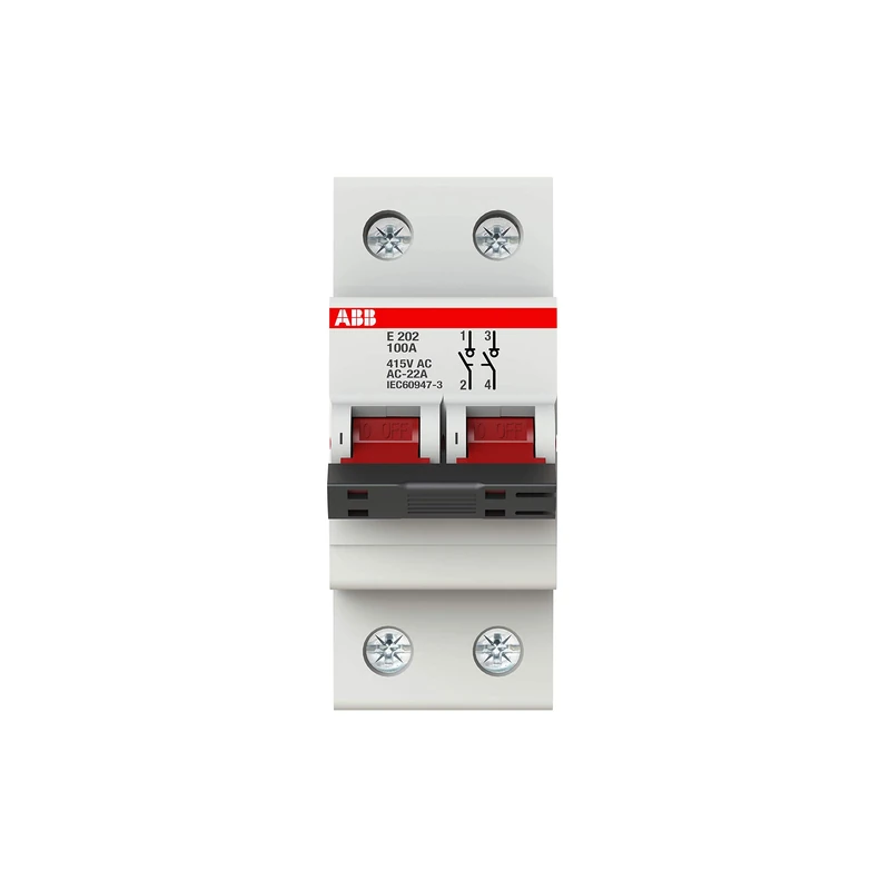 E202/100R COMPACT ISOLATOR 2P 100A