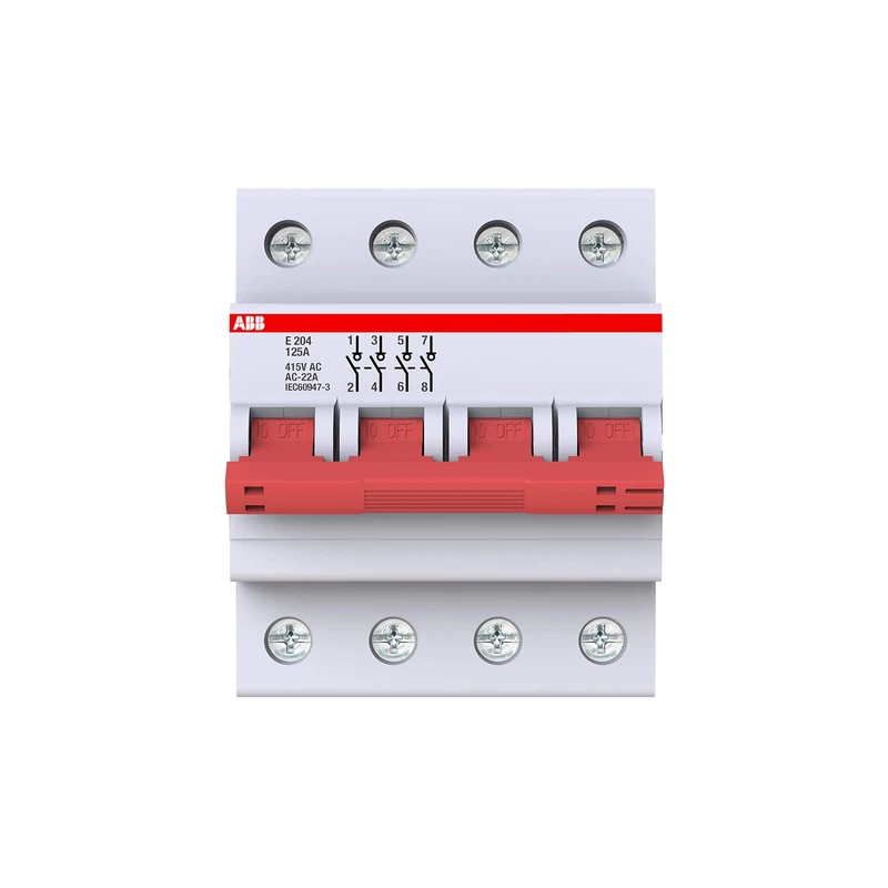 E204/125R COMPACT ISOLATOR 4P 125A