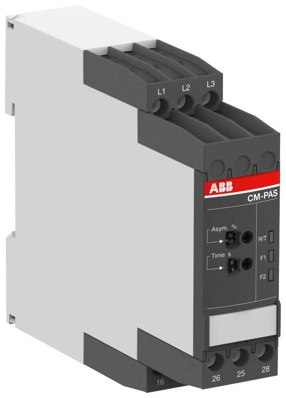 ABB CM-PAS.41S 3 Phase Monitoring Relay 2c/o, 0,0.1-30s, L1-L2-L3=3x300-500V AC (ABB1SVR730774R3300)