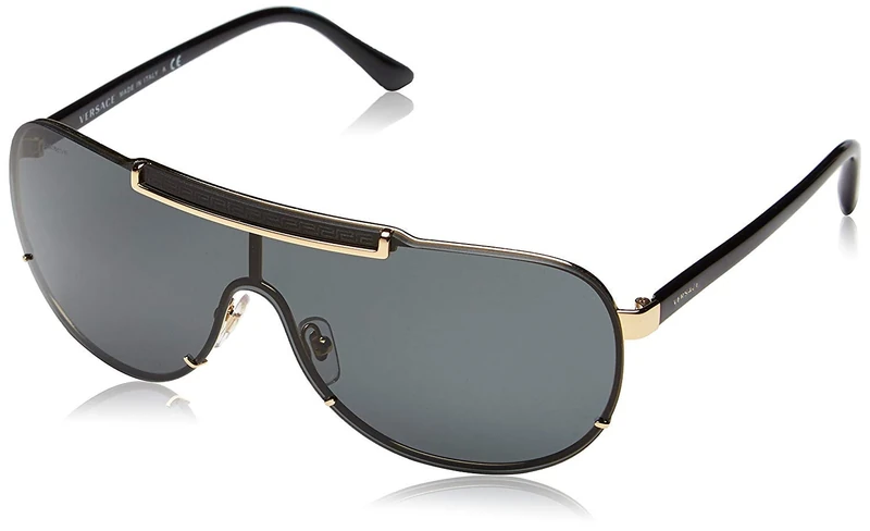 Versace VE2140 - 100287 Sunglasses Gold w/ Grey Lens 40mm
