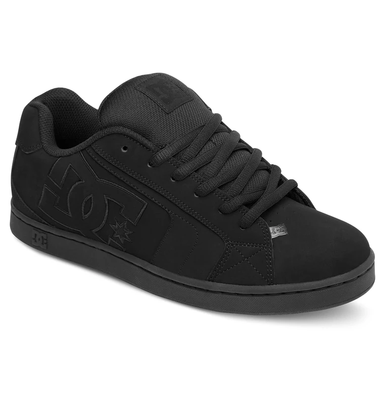 DC Shoes Net, Men's Skateboarding Shoes, Black, Black, 8 UK