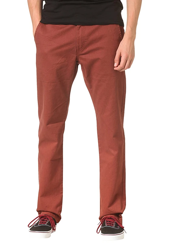 Vans Men's Chino Trousers, Mens, Hose M Excerpt Chino, Rouge - Brick Maroon - Image 1