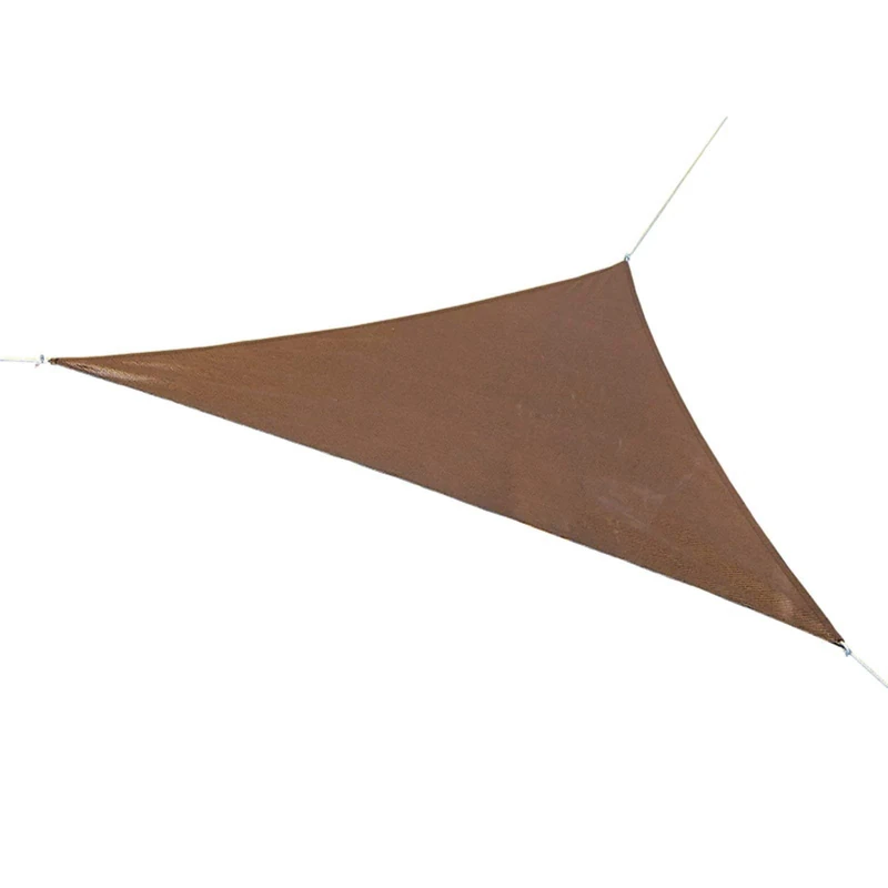 Coolaroo Ready to Hang Shade Sail 16ft 5in Triangle Mocha