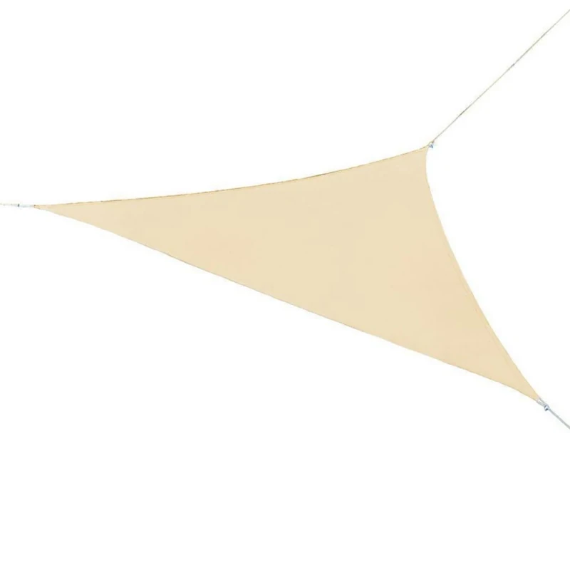 Coolaroo Ready to Hang Shade Sail 16ft 5in Triangle Pebble