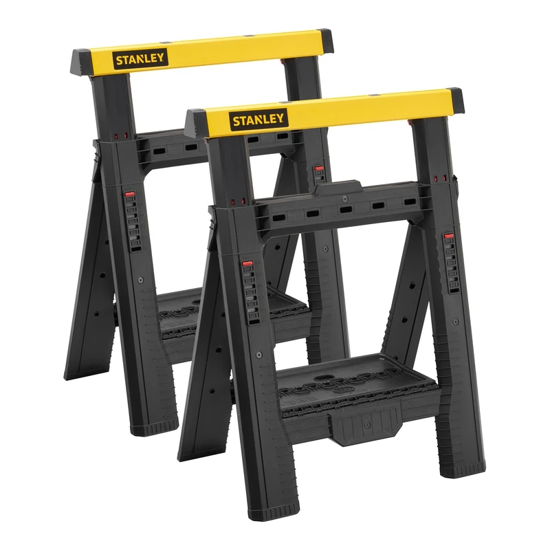 Stanley STST1-70559 Telescopic Folding Trestle - Set of 2