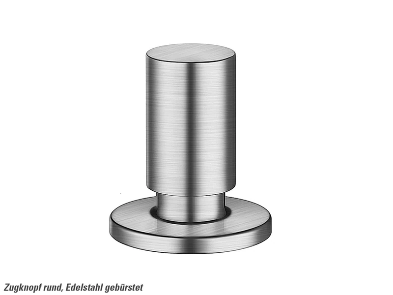 BLANCO PULL KNOB, round, brushed stainless steel - Image 1