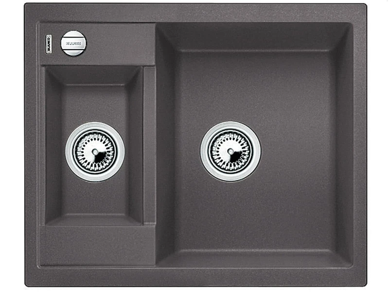 Blanco Metra Silgranit PuraDur Kitchen Sink,Gray (felsgrau),60cm Base Cabinet