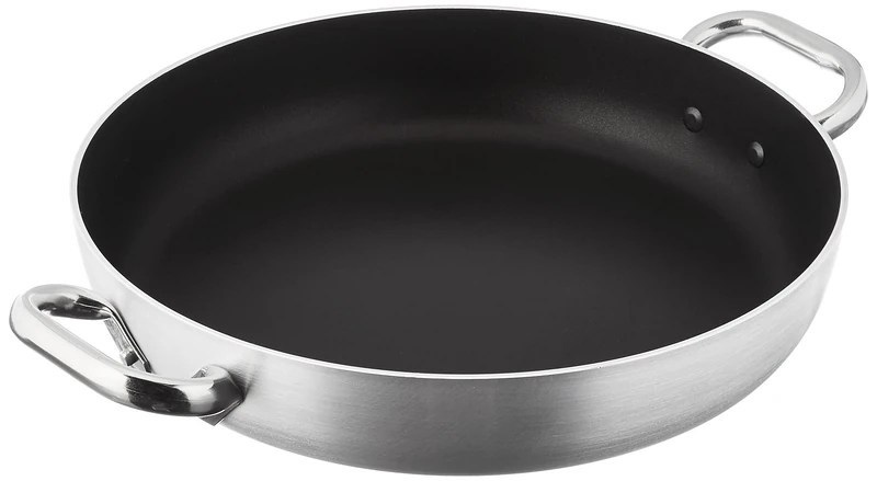 Baldassare Agnelli 32cm Platinum Omelette Pan - 2 Handles