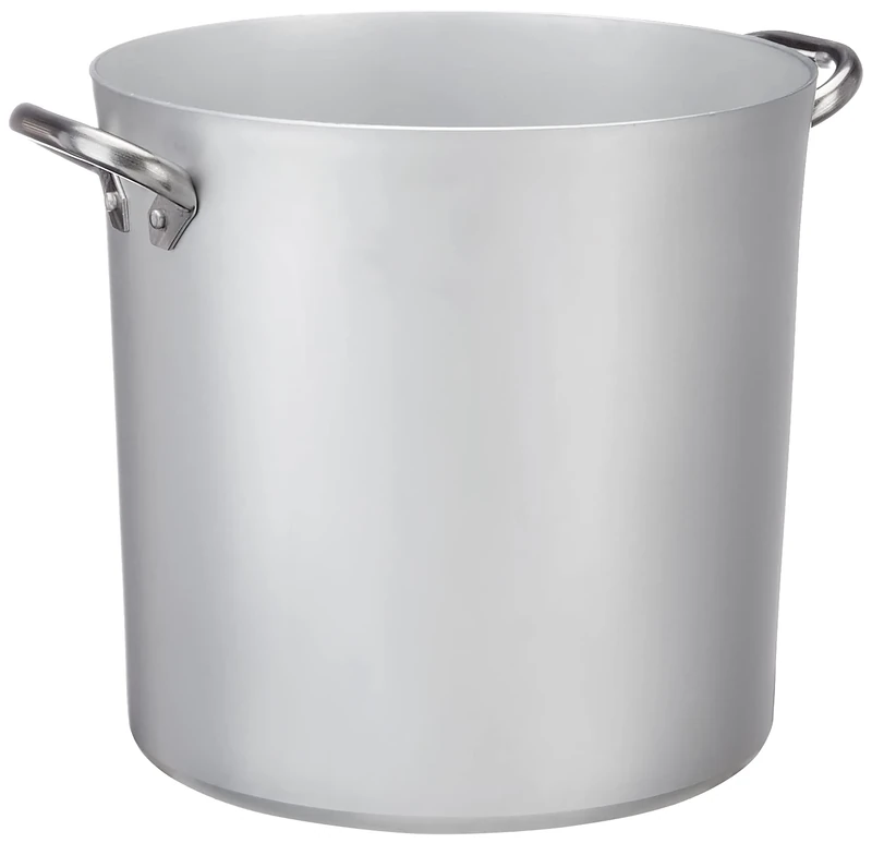 Pentole Agnelli ALMA10330 High Pot with Two Handles Stainless Steel, Professional Aluminum 3 Millimeters, 21.2 l