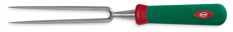 Sanelli Premana Professional Line Forged Carving Fork, Length- 33 Cm., Colour- Green