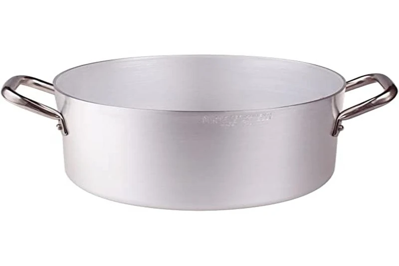 Pentole Agnelli Aluminium Inbox Saucepot With 2 Handles, 19.02 Litre