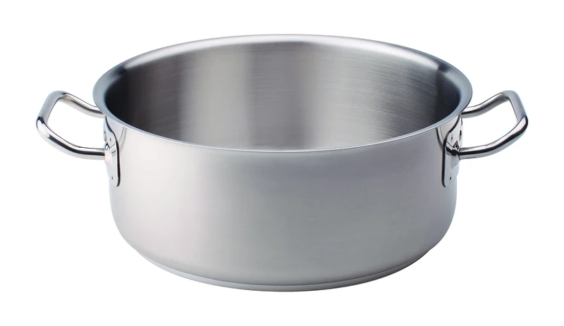Pentole Agnelli Stainless Steel Casserole Pot With 2 Handles, 7.3 Litre