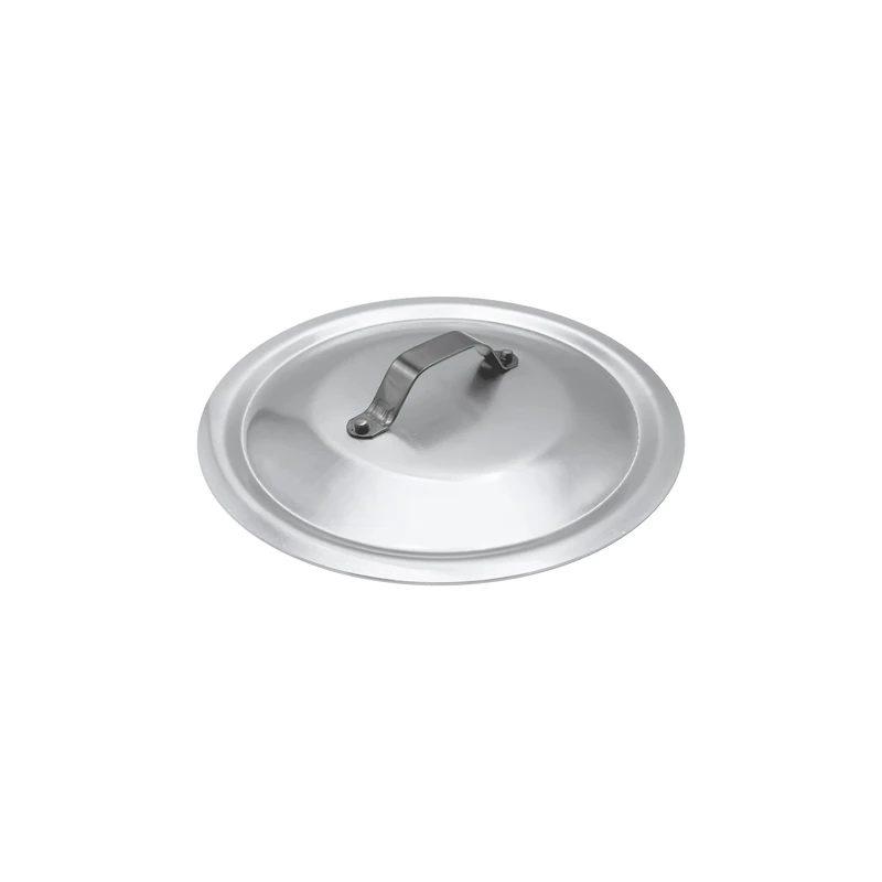 Pentole Agnelli Professional Aluminium 3 Mm. Round Heavy Lid With Small Loop Handle, Diameter 60 Cm.
