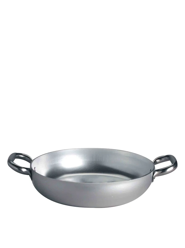 Pentole Agnelli Professional Aluminium 3 Mm. Omelette Pan with 2 Handles, Diameter 36 Cm.