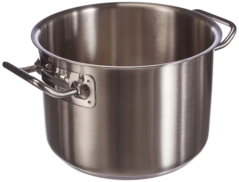 Pentole Agnelli Stainless Steel Deep Saucepot With 2 Handles, 4.23 Litre