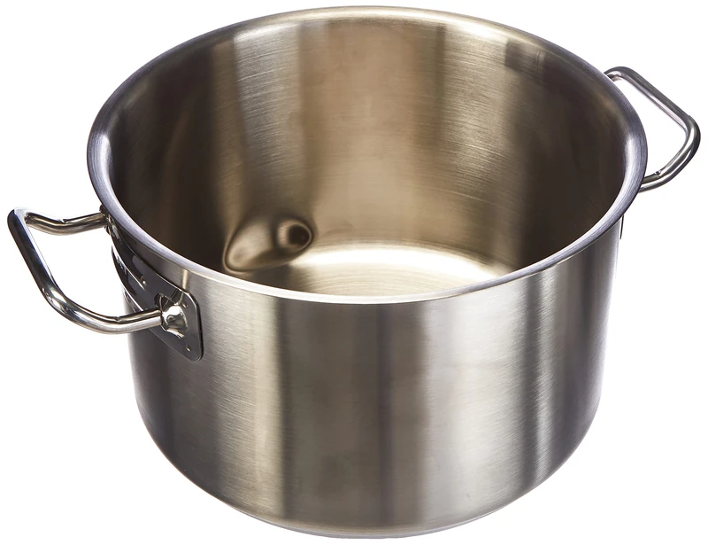 Pentole Agnelli Stainless Steel Deep Saucepot With 2 Handles, 7.08 Litre