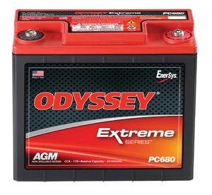 Odyssey PC680 AGM Motorcycle Battery, High Cranking - Image 1
