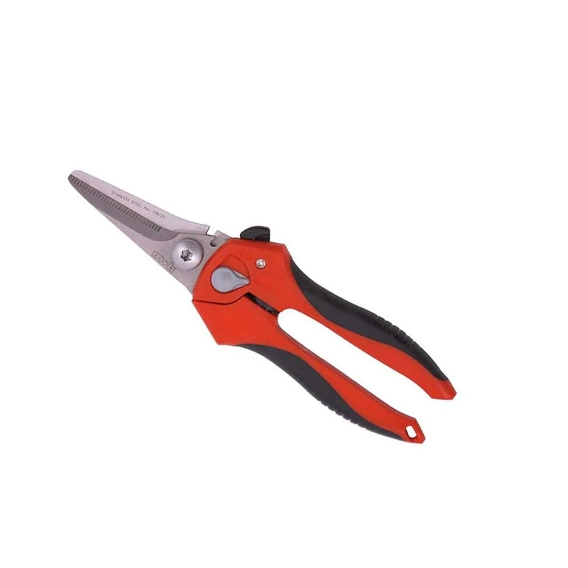 MOB Outillage 0361200401 Straight Cut Shears with Dual-Component Handles - Image 1