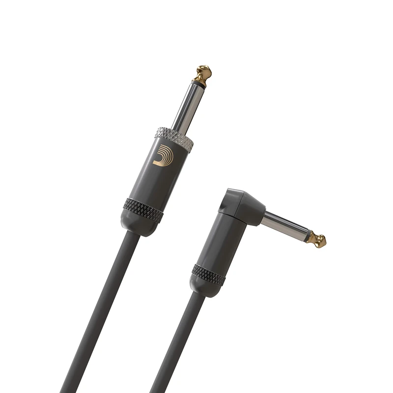 Planet Waves D’Addario Accessories American Stage Guitar Cable - Premium Instrument Cable with ¼ Inch Ends - Guitar Cord Made in the USA - Straight to Right Angle - 20 feet
