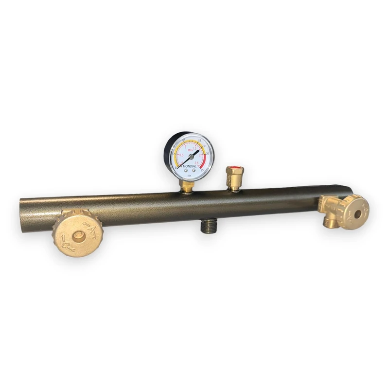 Control Unit for Gas Complete with Flexible/Pressure Gauge Valve.