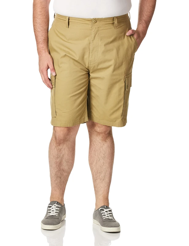 Nautica Men's Ripstop Cargo Short, Khaki, 30