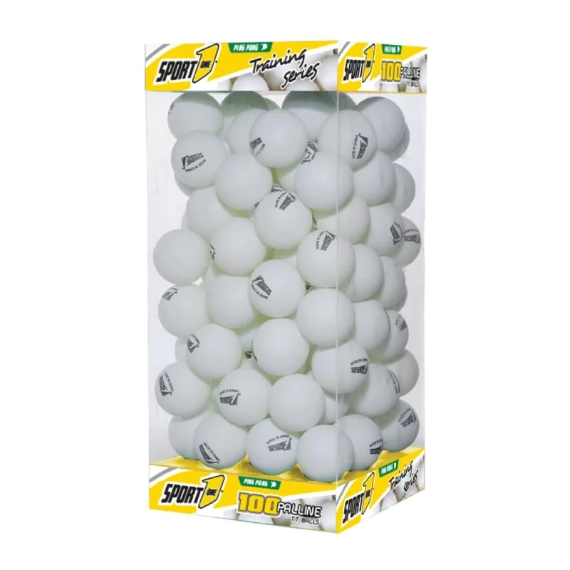 Mandelli Display 100 White Training Balls 38 Mm Sports Game 521, Multi-Colour, 8003029701806