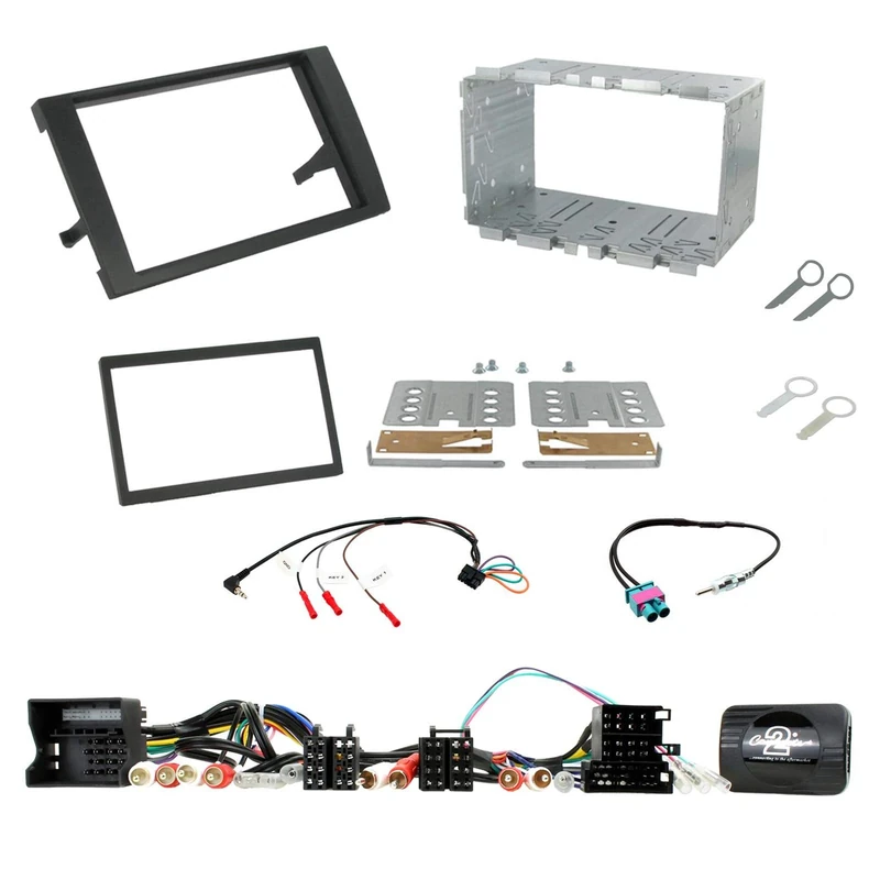 Connects2 Autoleads CTKAU04 Double DIN Stalk Adaptor Fascia Package