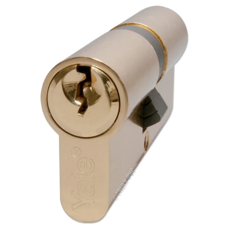 Yale B-ED3040-PB - Euro Cylinder Lock - 30/40 (80mm) / 30:10:40 - Brass Finish - Standard Security - Polybag