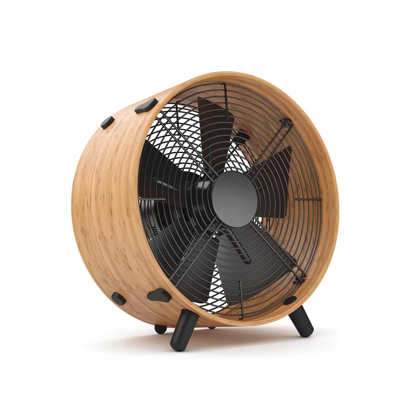 Stadler Form Fan Otto with Eco-friendly Bamboo Ring, Electric Fans with 3 Power Levels for Home and Office, 45W - Image 1