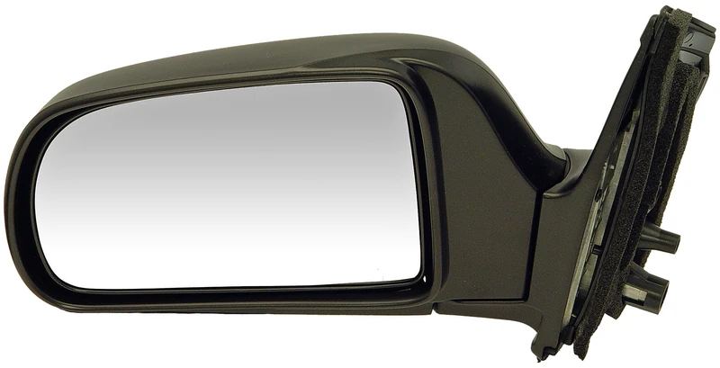 Dorman 955-1443 Driver Side Manual Door Mirror - Folding for Select Toyota Models, Black