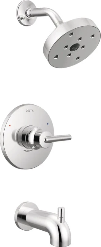 Delta Faucet T14459-CZ Trinsic, 14 Series MultiChoice Tub/Shower Trim, Chrome