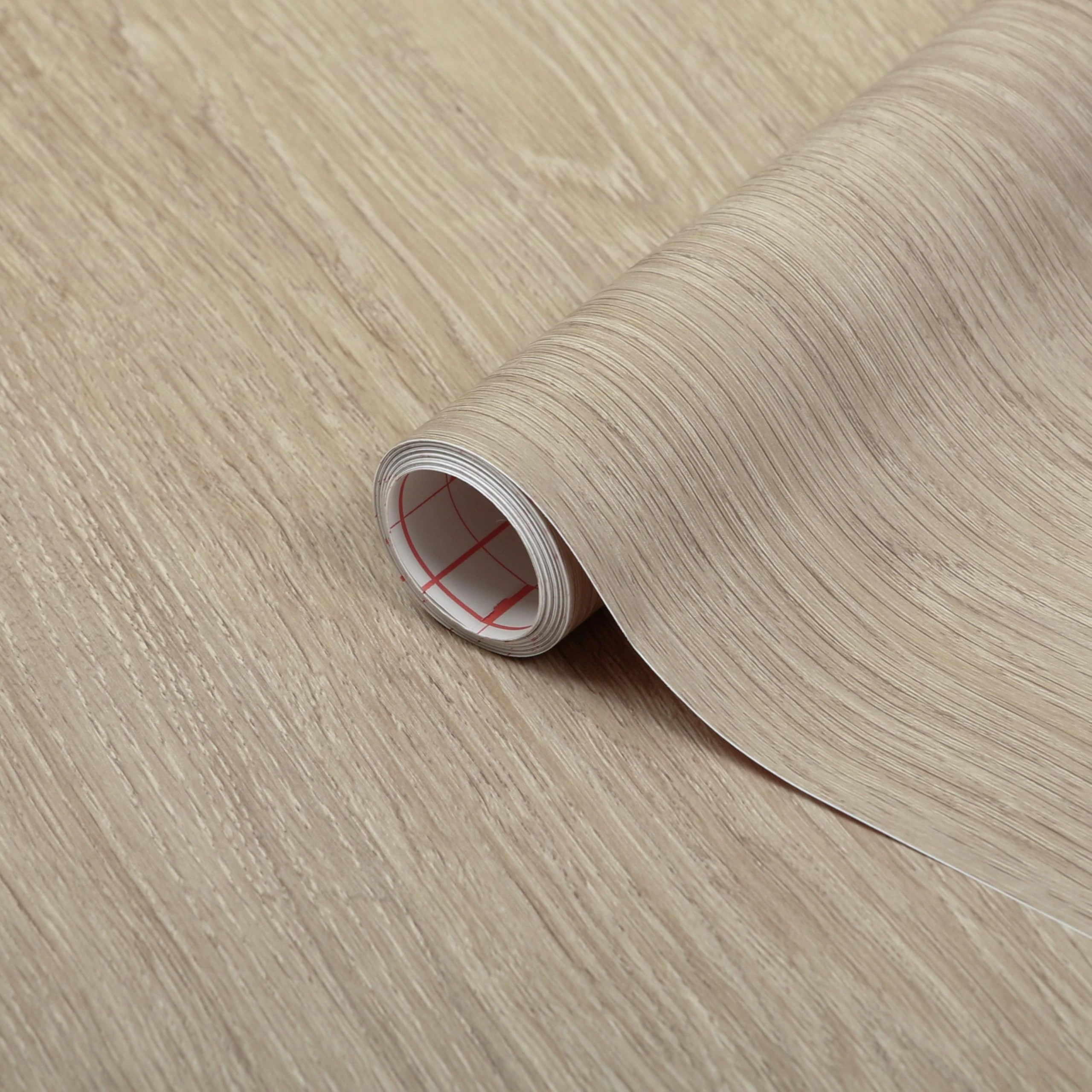 d-c-fix vinyl wrap Santana oak lime wood effect 90 cm x 2,1 m - sticky back plastic roll for furniture, kitchen & cupboards - contact paper sticker self adhesive film