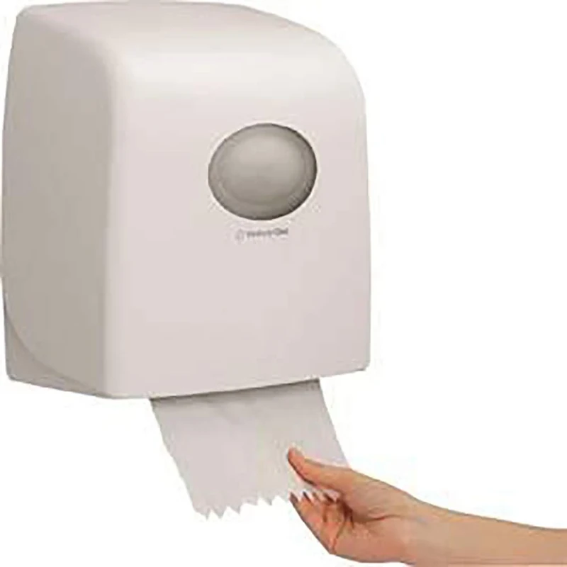 Aquarius Slimroll Rolled Hand Towel Dispenser 6953-1 x White Paper Towel Dispenser