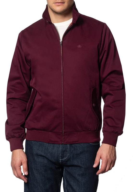 Merc of London Men's Harrington Jacket - Red - X-Small