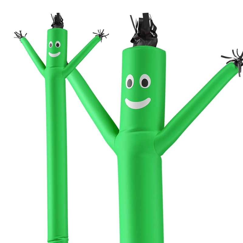 LookOurWay Air Dancers Inflatable Tube Man Attachment - 20 Feet Tall Wacky Waving Inflatable Dancing Tube Guy for Business Promotion (Blower Not Included) - Green