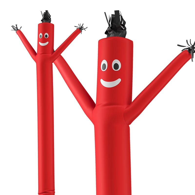 LookOurWay Air Dancers Inflatable Tube Man Attachment - 20 Feet Tall Wacky Waving Inflatable Dancing Tube Guy for Business Promotion (Blower Not Included) - Red - Image 1