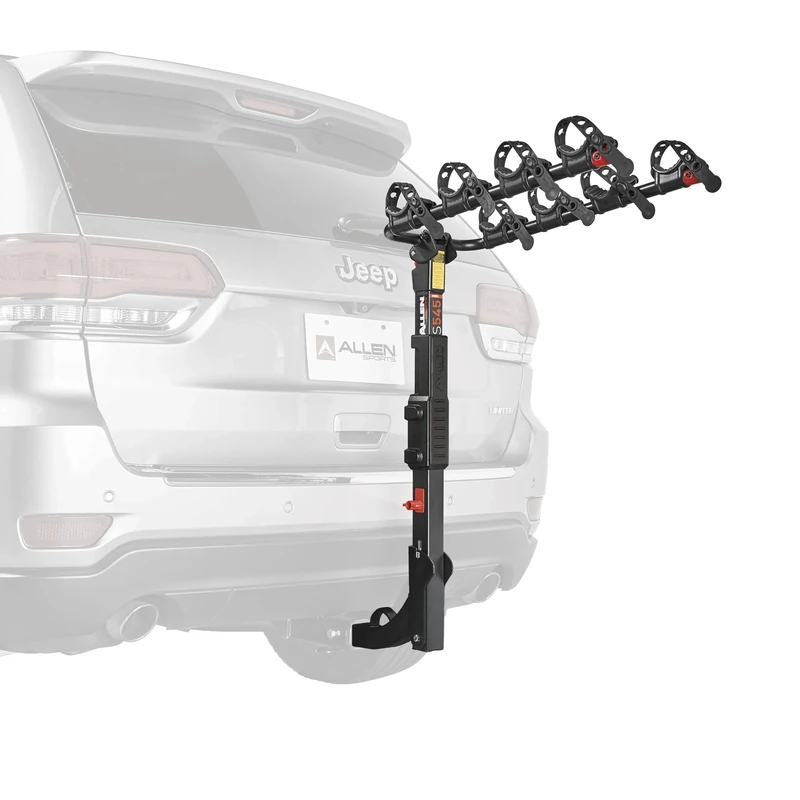 Allen Sports USA Premier 4 Hitch Mounted Bike Carrier - Black, 2-Inch