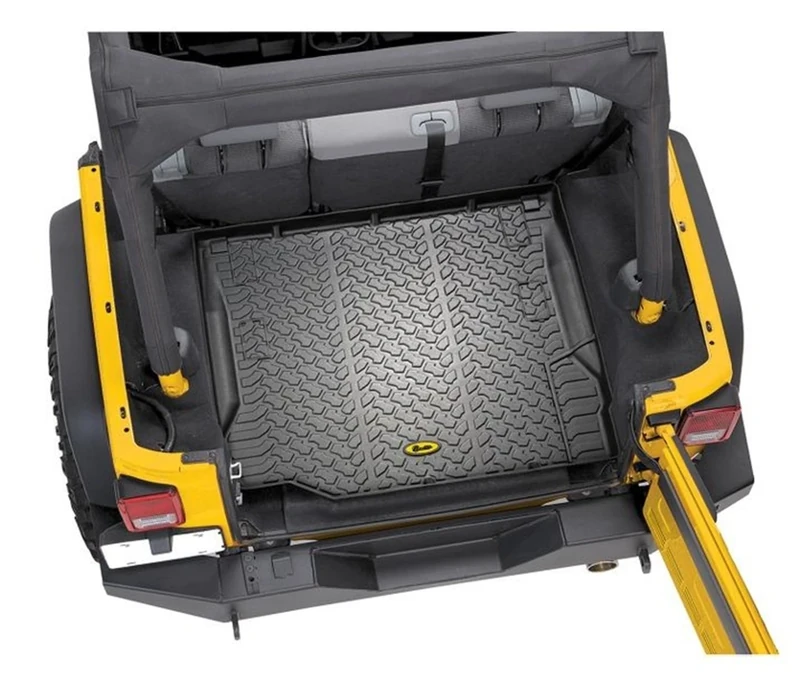 Bestop 5150701 Rear Cargo Area Liners for 2011-2018 Wrangler JK 2-door & Wrangler JK Unlimited