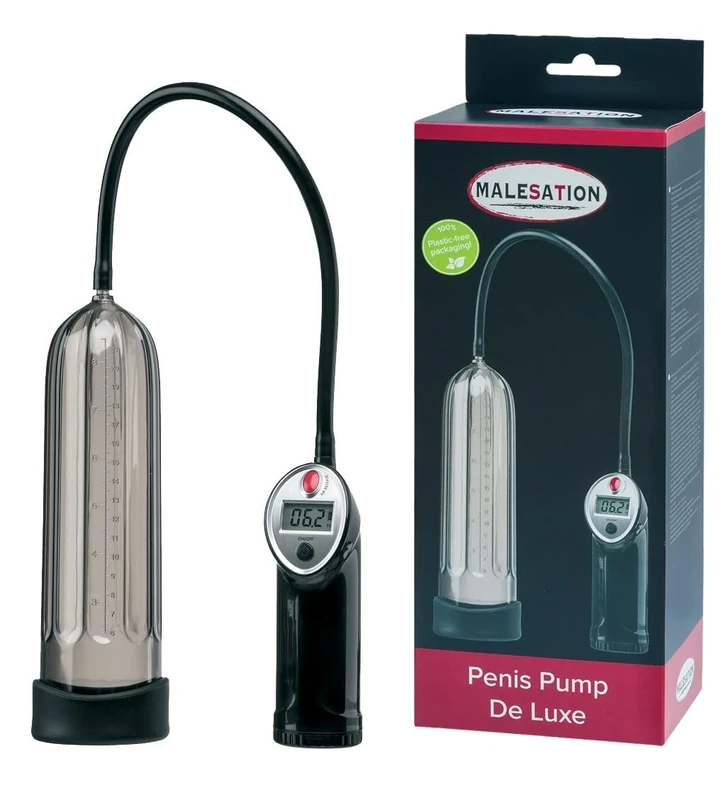 MALESATION De Luxe Penis Pump Black 24.5 cm