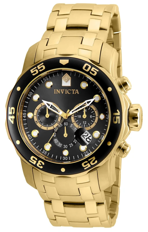Invicta Pro Diver - SCUBA 80064 Men's Watch - Waterproof - Analogue - Quartz Movement - stainless steel with grey dial - 48mm