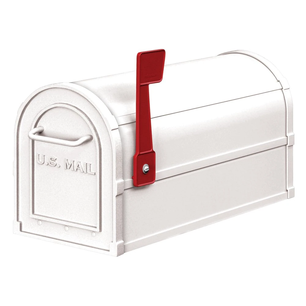 Salsbury Industries 4850WHT Heavy Duty Rural Mailbox, White