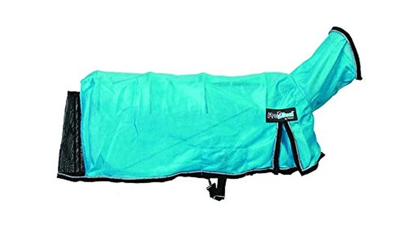 Weaver Leather Livestock ProCool Mesh Goat Blanket with Reflective Piping Hurricane Blue, Medium