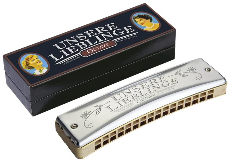 Hohner Our Preferred 32 g wooden bed base - double diatonic harmonicas